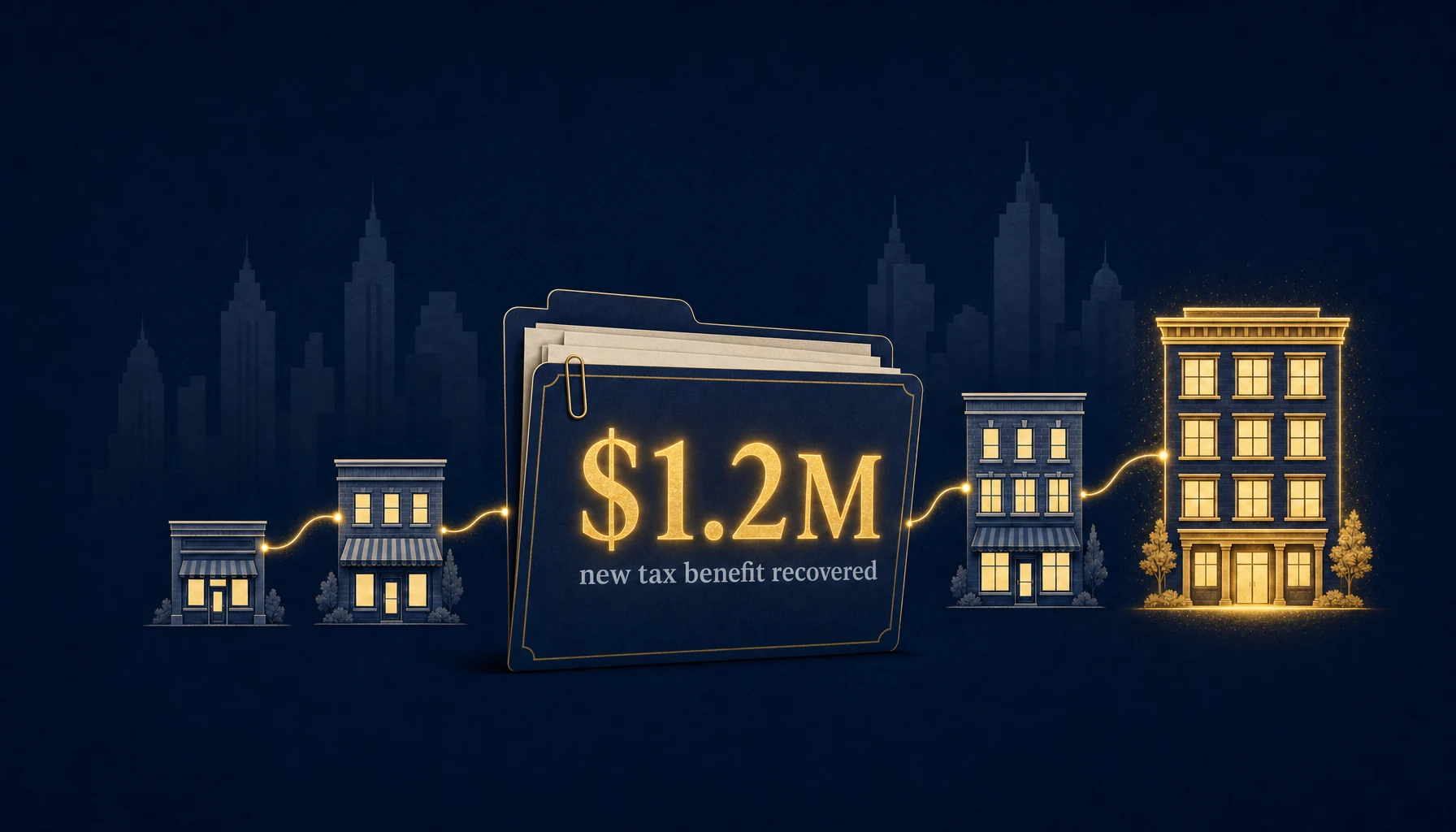 The $1.2M recovery evidence-file page from the JPOPE 1031 Exchange Audit storybook